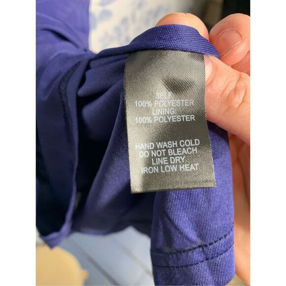 Lulus Navy Halter Lace Swing Dress Size XS - Picture 9 of 9